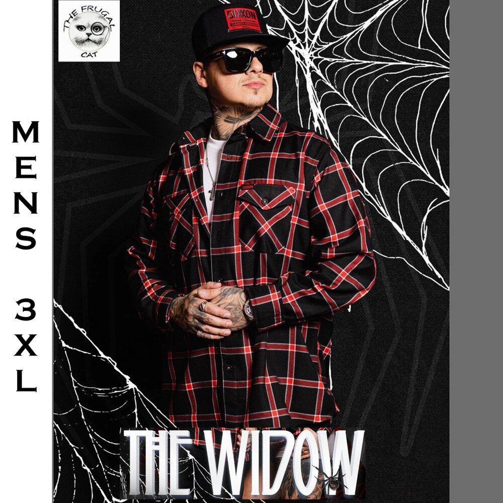 DIXXON FLANNEL -  WIDOW Flannel Shirt - Men's 3XL